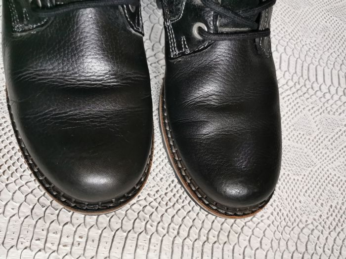 Bottes en cuir noir fourrées  Tamaris T39 - photo numéro 4