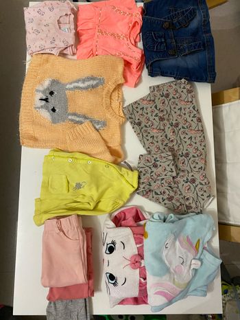 Lot 9 mois bébé fille