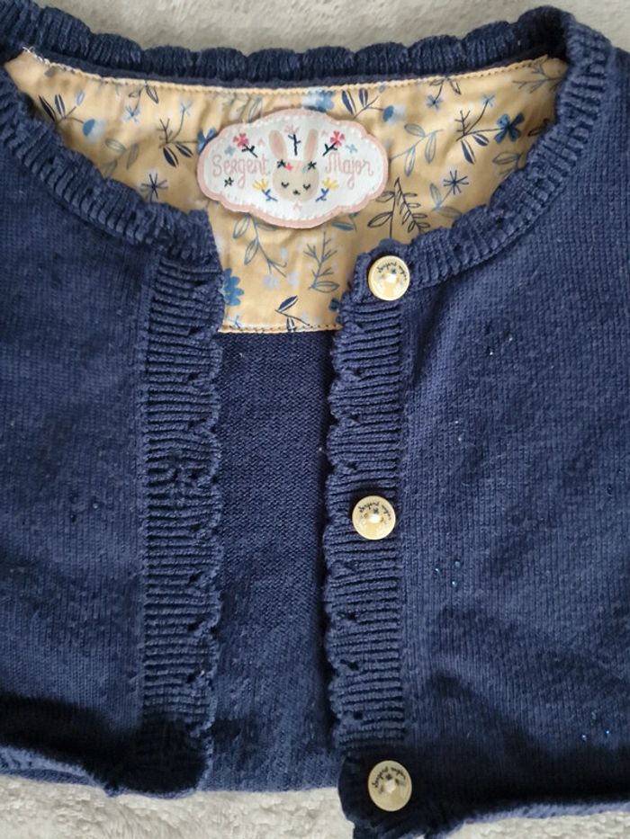 Gilet court bleu celeste - 9M - Sergent Major (TBE) - photo numéro 6