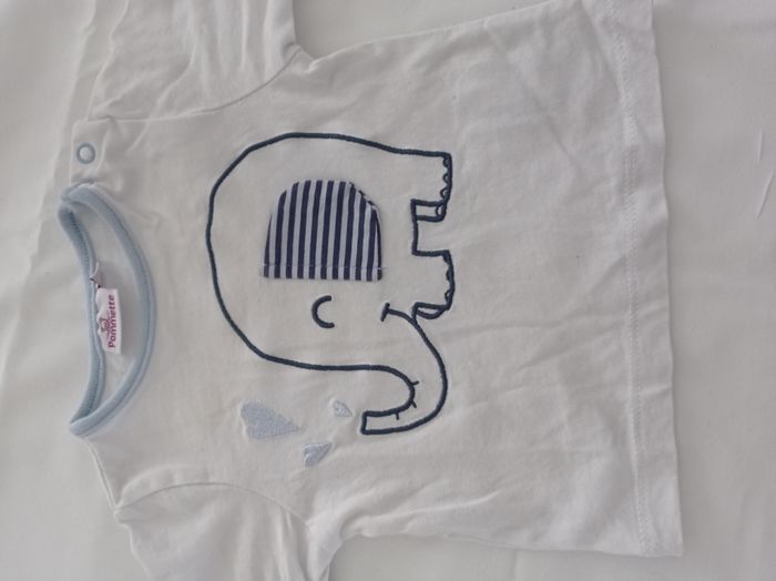 ensemble bleu Pommette 3 mois réf R116 D02 - photo numéro 3