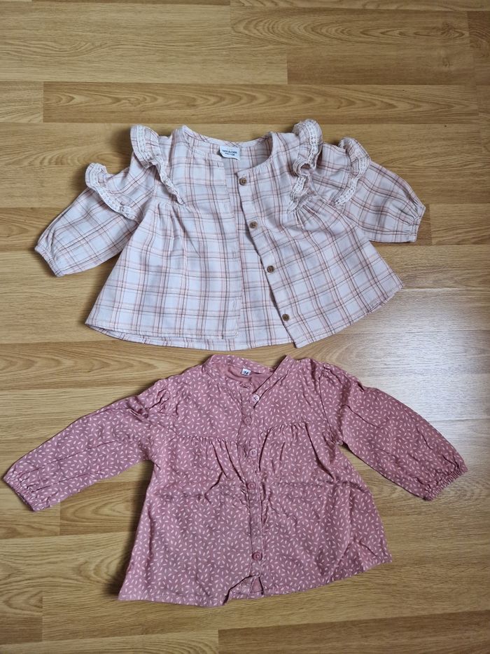 Lot 2 chemisiers 9 mois