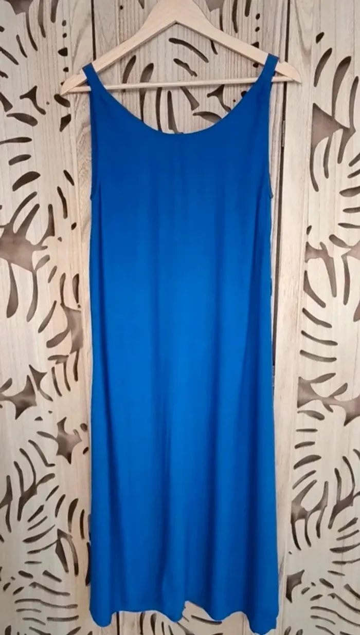 Robe midi Bleu roi T38 Kiabi - photo numéro 8