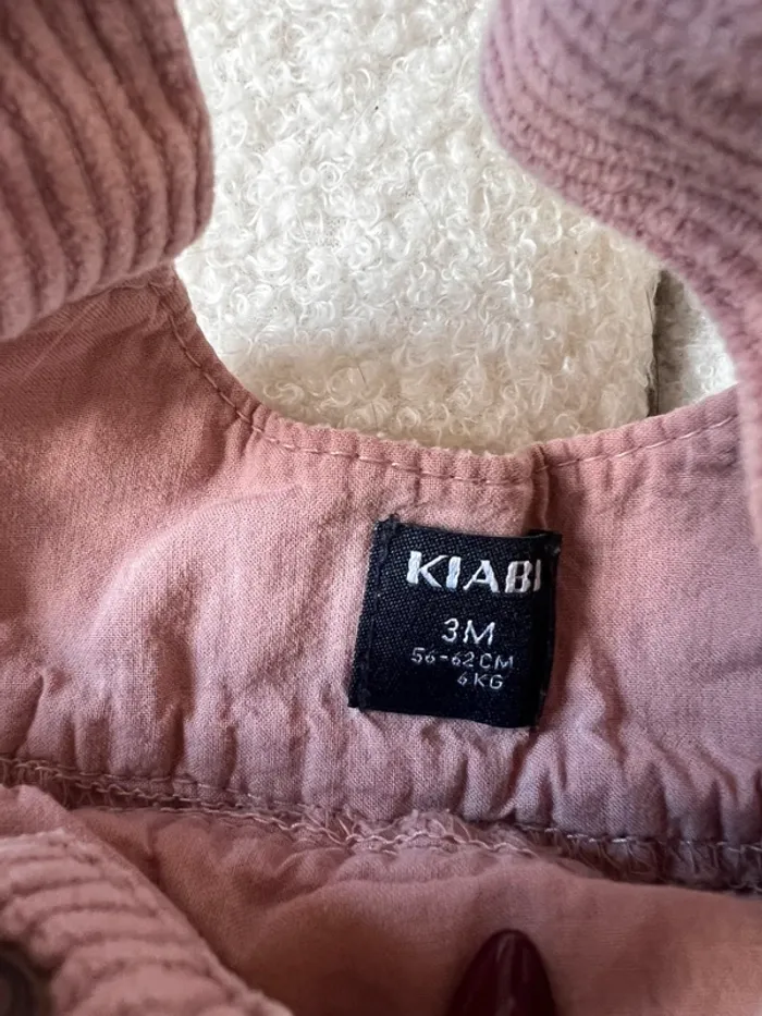 Robe côtelé Kiabi 3 mois - photo numéro 2