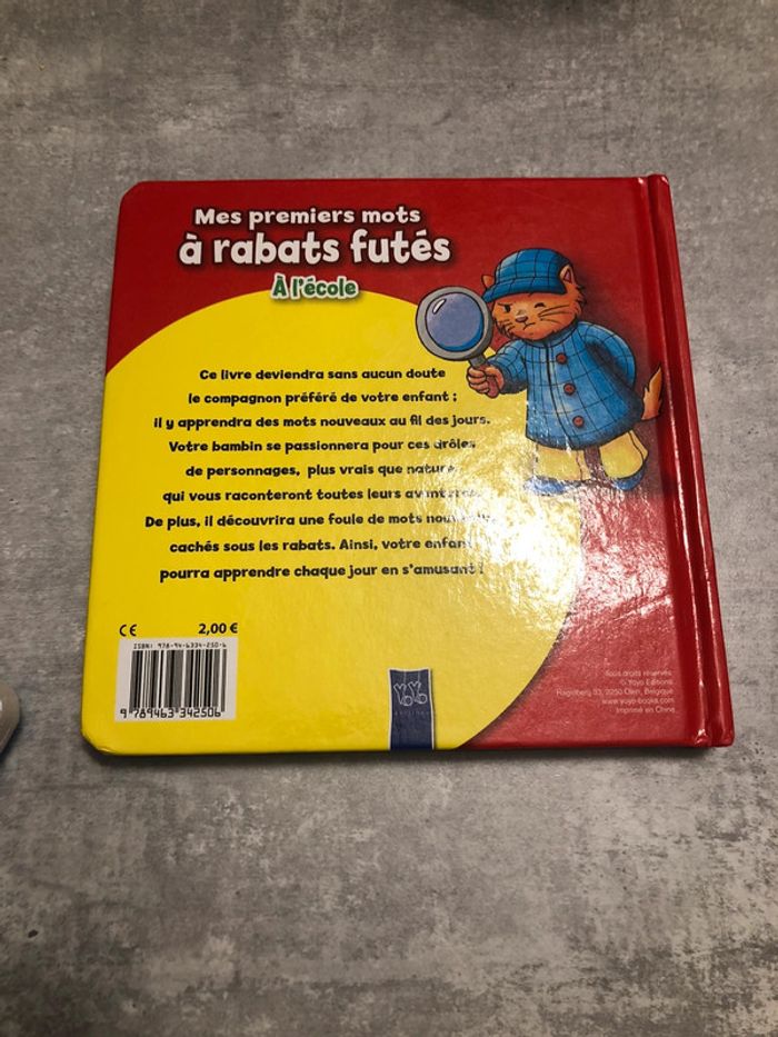 Livre mes premiers mots à rabats futés - photo numéro 5