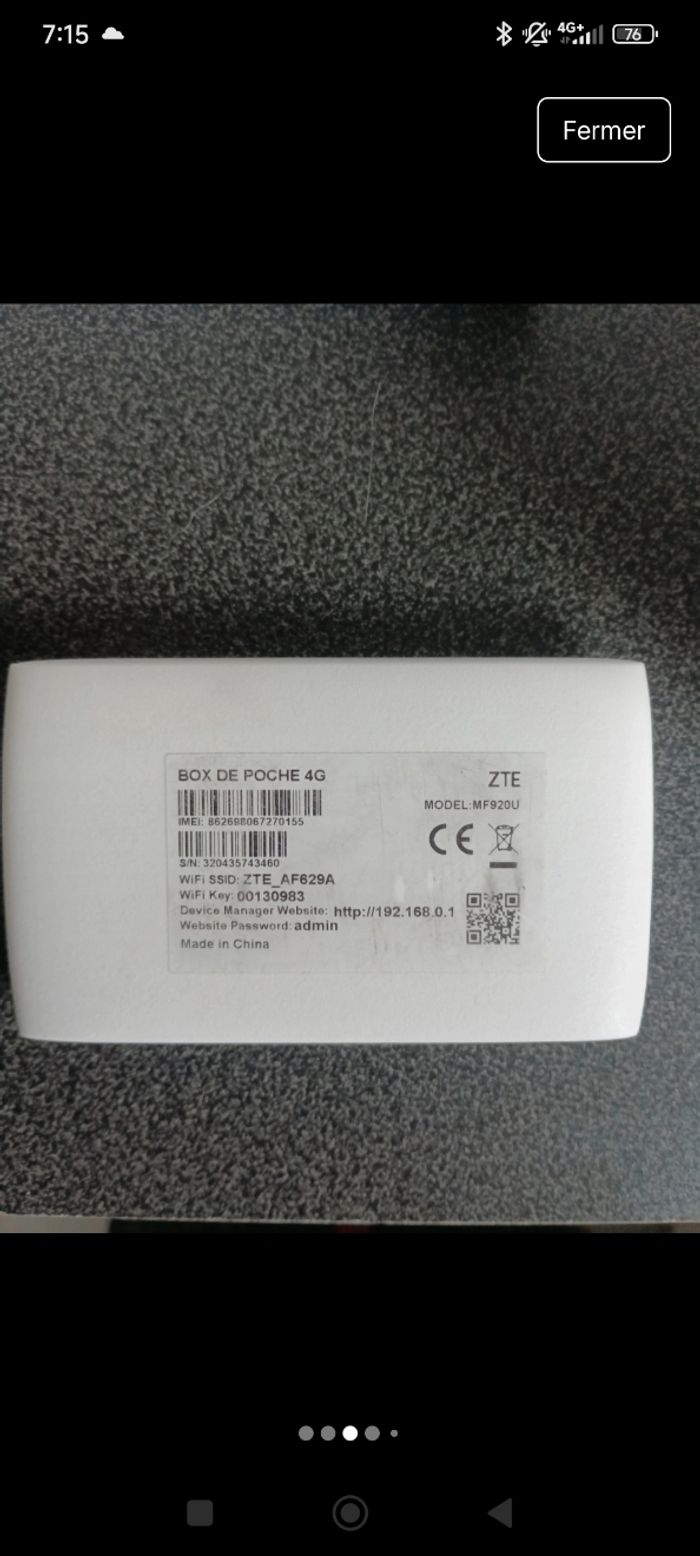 Box poche 4G SFR - photo numéro 3