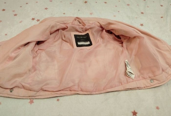 Veste en cuir rose Primark 74 Cm - photo numéro 2