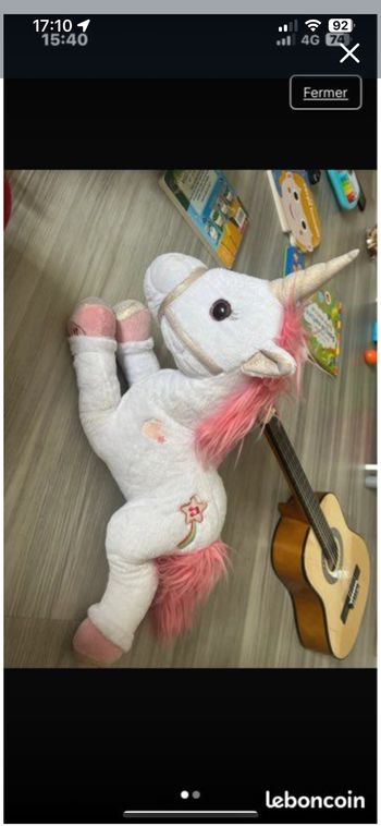 Peluche licorne