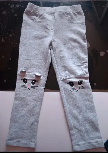 Pantalon élastique gris