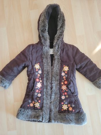 Manteau chaud fille 4ans la halle