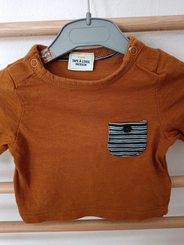 T-shirt manche longue tape a l'oeil - photo numéro 2