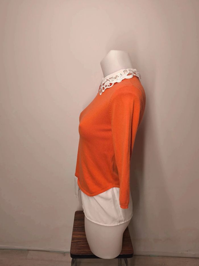 Sweat manche 3/4 NafNaf Femme Taille XS - photo numéro 3