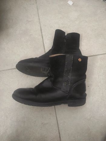 Chaussures bottines en cuir 38