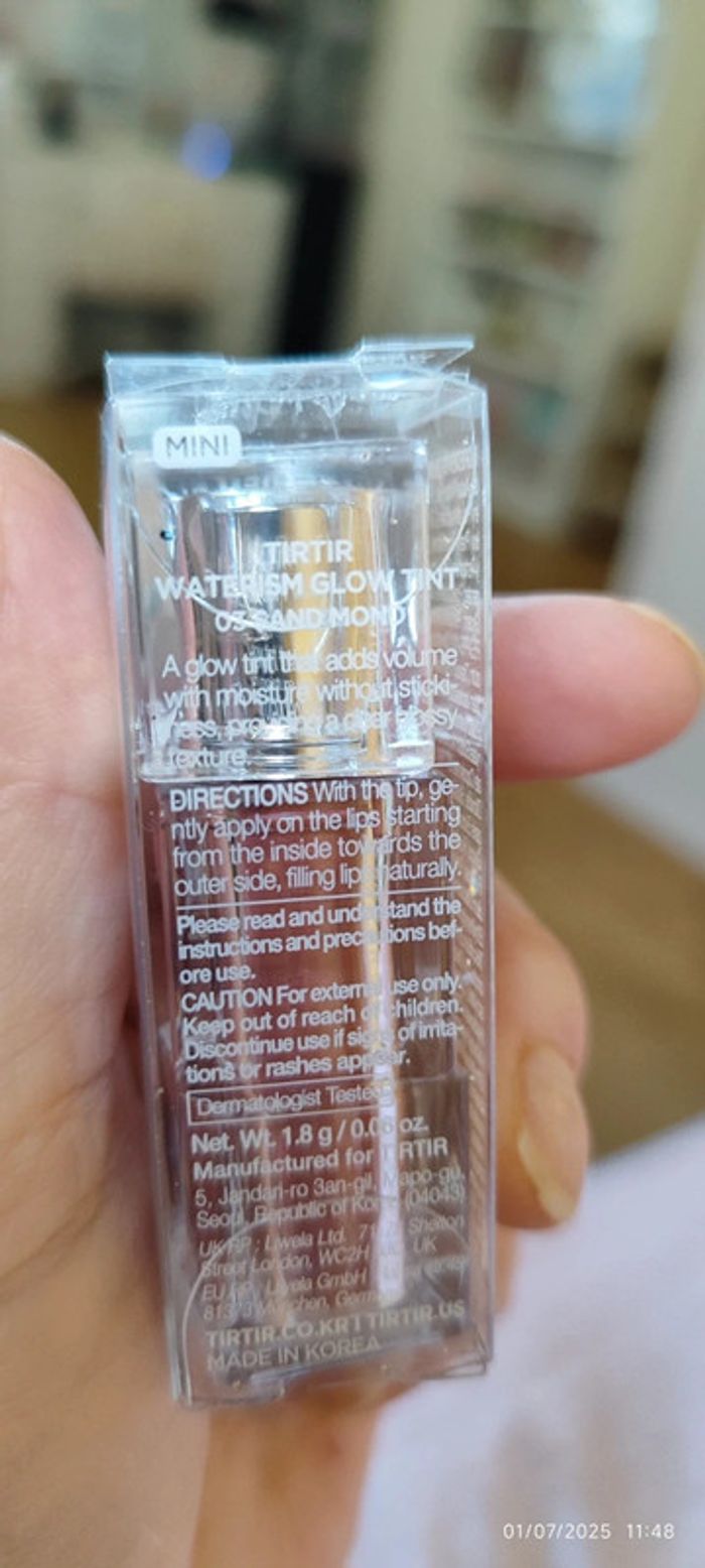 Kbeauty Tirtir Waterism Glow Tint Pailleté / Encre à Lèvre Glossy Sans Transfert Shade 03 Sand Mono - photo numéro 13