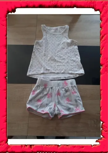 Ensemble short debardeur 5 ans