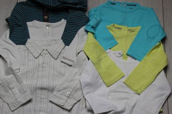 Lot 6 hauts à manches longues