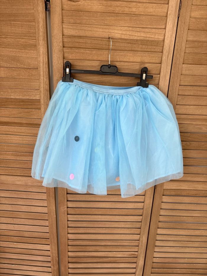 Jupe en tulle bleu taille 11-12 ans - photo numéro 2