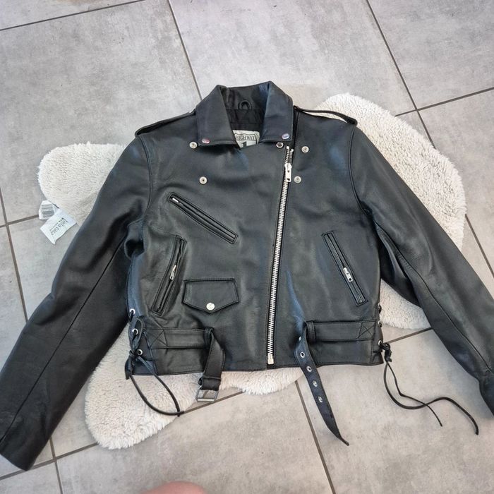 Veste Perfecto noir femme pour moto taille 40 Highway 1 - photo numéro 8