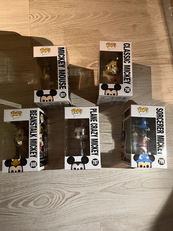 Lot 5 funko Pop Mickey Mouse 50 ans - Walt Disney - photo numéro 3