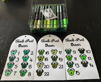 Feutre tooli art Green 