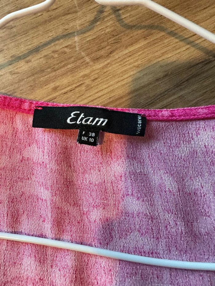Robe d’été Etam pink t. 38 - photo numéro 5
