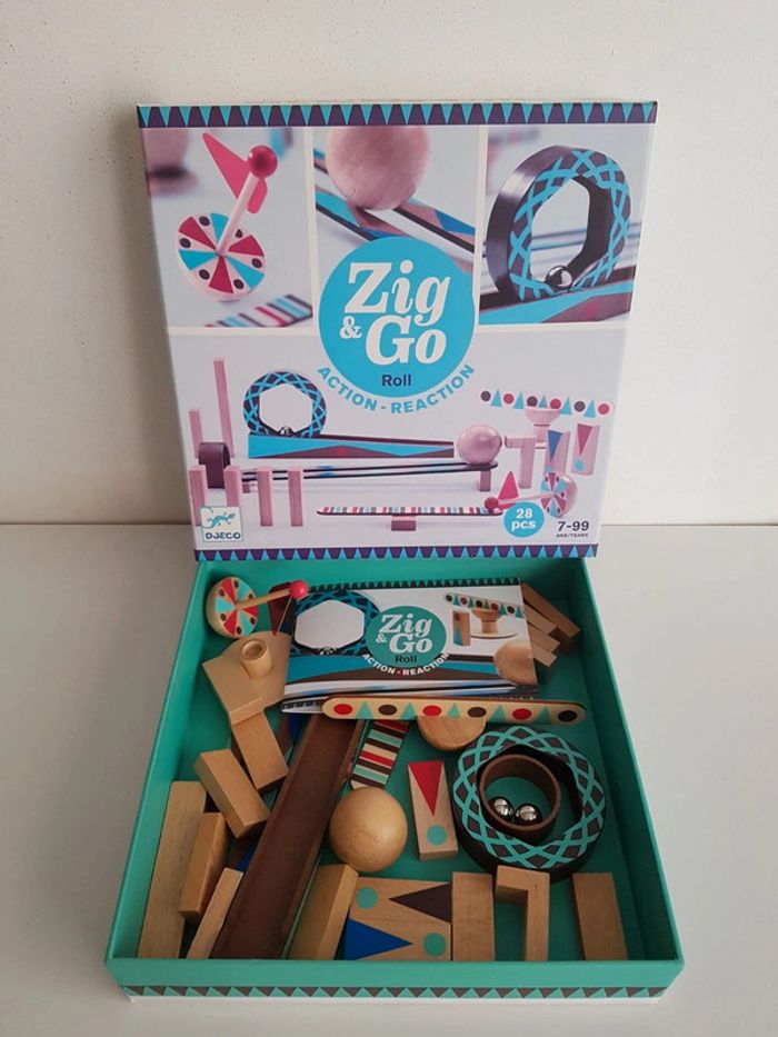Zig & Go Roll action-réaction en bois Djeco - photo numéro 15