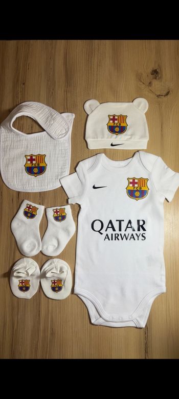 Ensemble bébé FCB Barcelone cadeau de naissance Barcelone foot