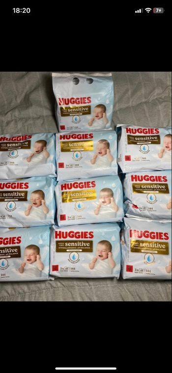 Lingettes Huggies