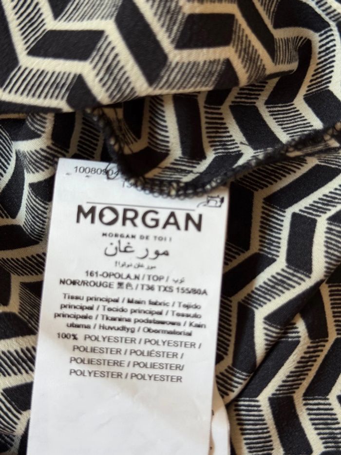 Superbe blouse fluide neuve Morgan 🌸 36 S - photo numéro 7