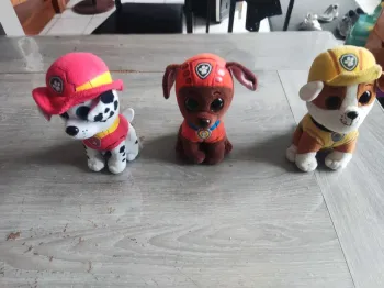 Lot peluche pat patrouille