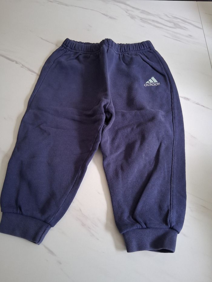 Pantalon jogging " adidas " bleu " t- 6 mois"