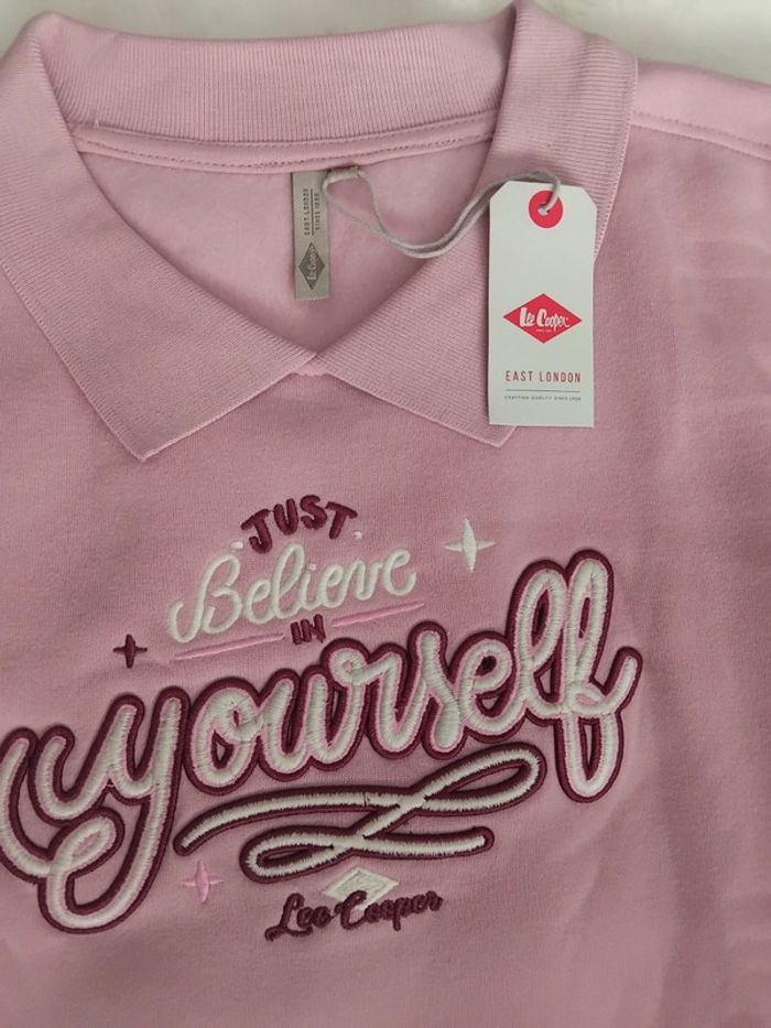 Sweat rose Lee Cooper, 10 ans - photo numéro 4