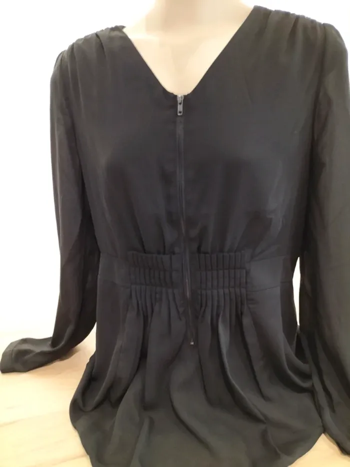 Blouse manches longues noir - photo numéro 2