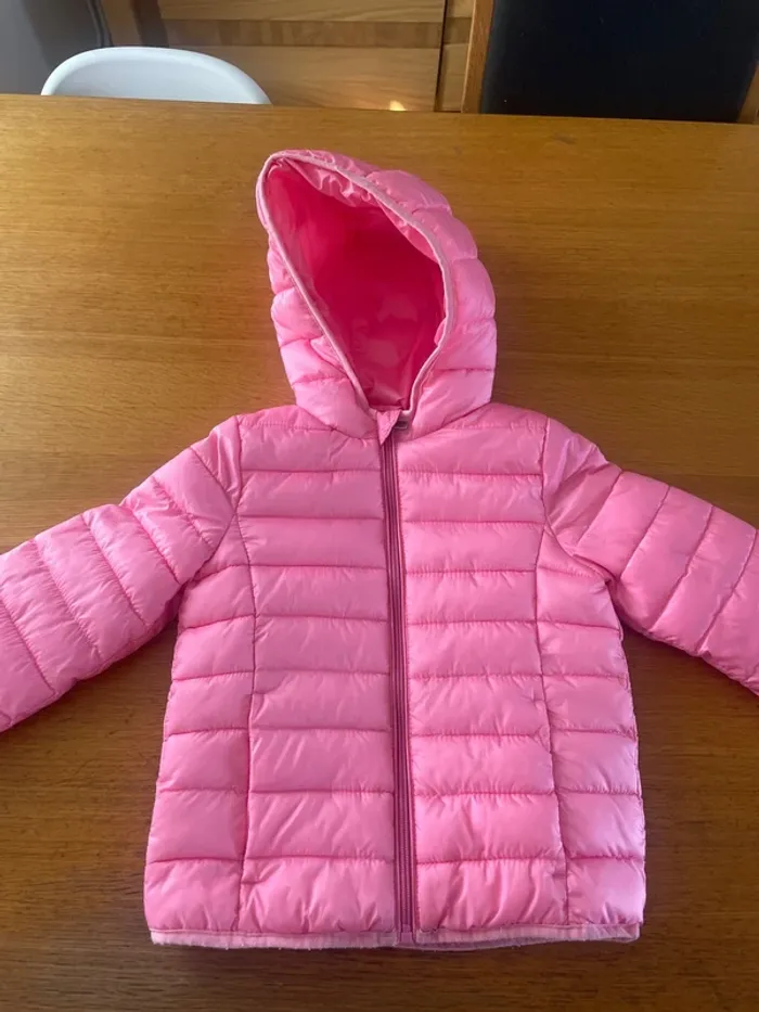 Doudoune rose Kiabi