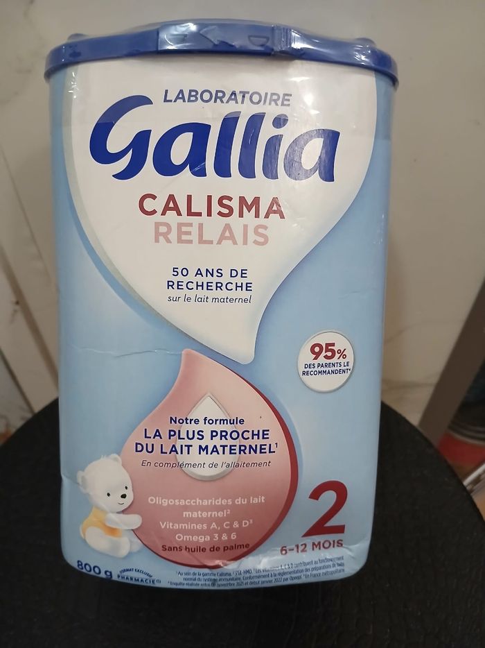 Lait infantil gallia 2ème âge