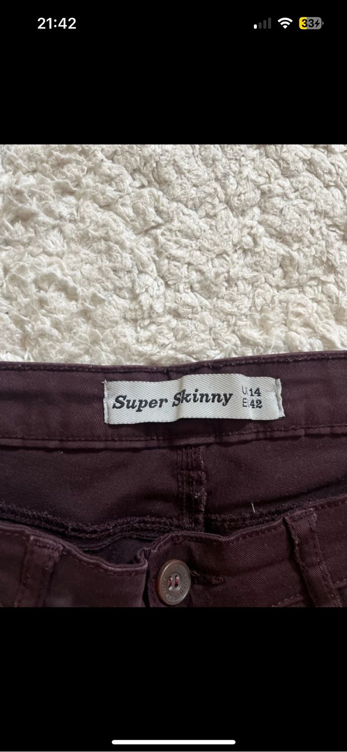 Pantalon skinny taille 42 - photo numéro 3
