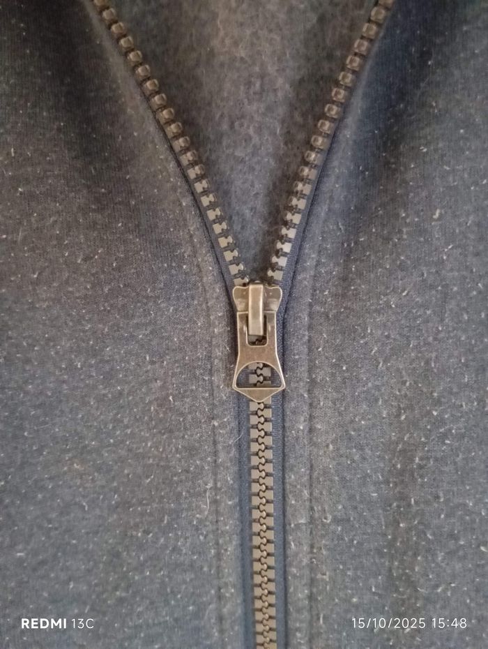 Veste Sweat bleu marine à capuche - photo numéro 4