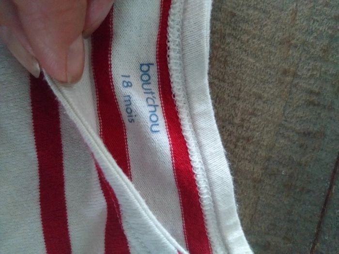 T shirt marinière bout chou 18 mois - photo numéro 2