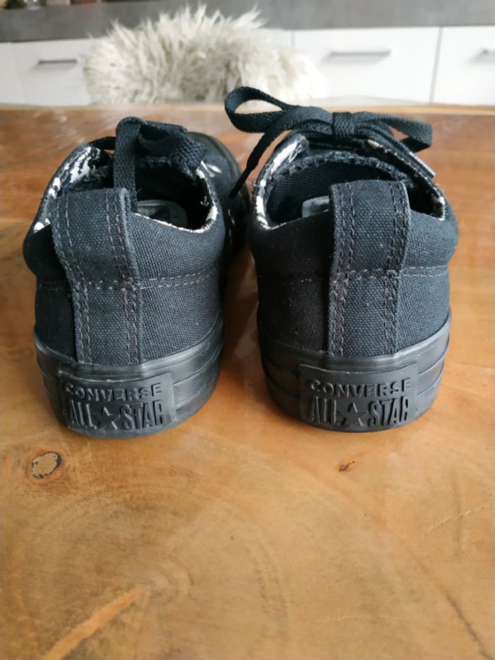 Baskets converse noires t. 36 - photo numéro 3
