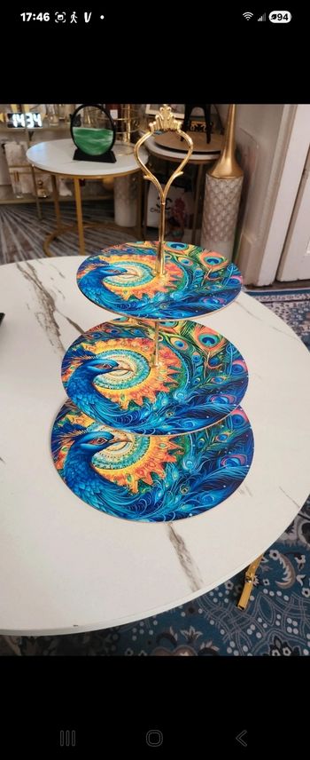 Plateaux en bois 3 etaje