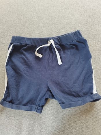 Short bleu foncé enfant