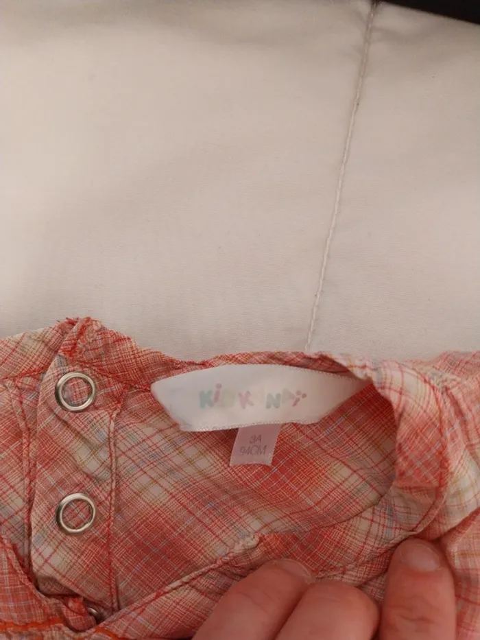 Chemise manche longue 3 ans fille Kidkanai - photo numéro 3