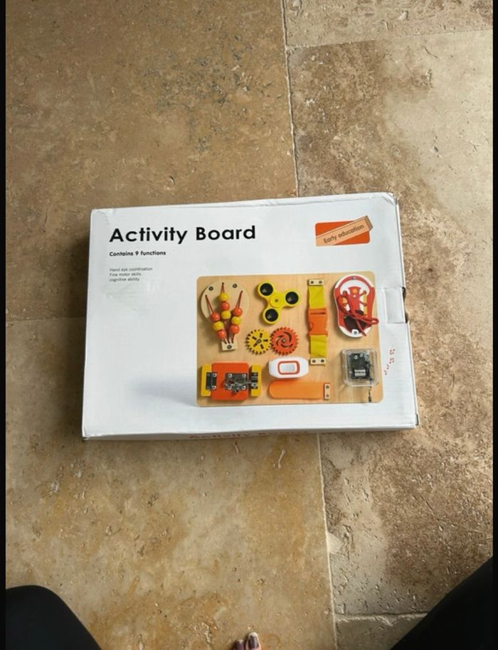 Planche d’activité sensorielle motricité