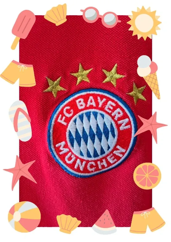 Tee shirt polo Bayern München - photo numéro 2