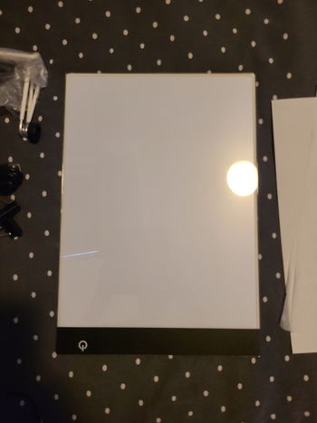 Planche lumineuse pour dessin