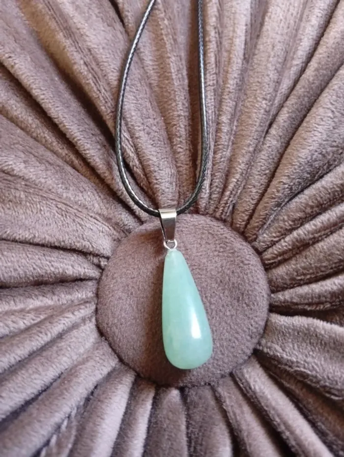 Aventurine collier en pierres naturelles Lithothérapie bohème hippie