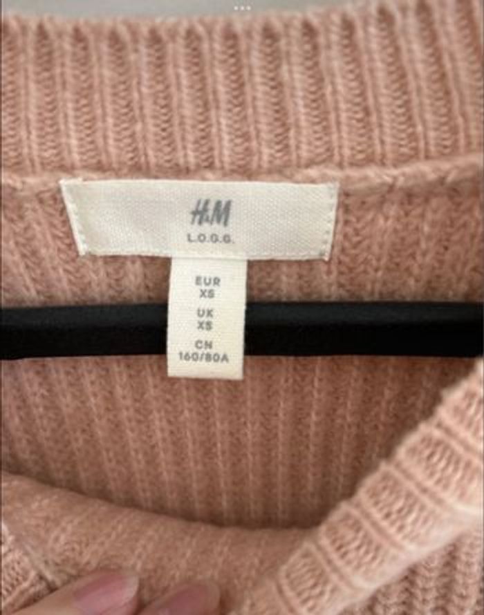 Robe laine H&M. Taille XS Rose - photo numéro 5