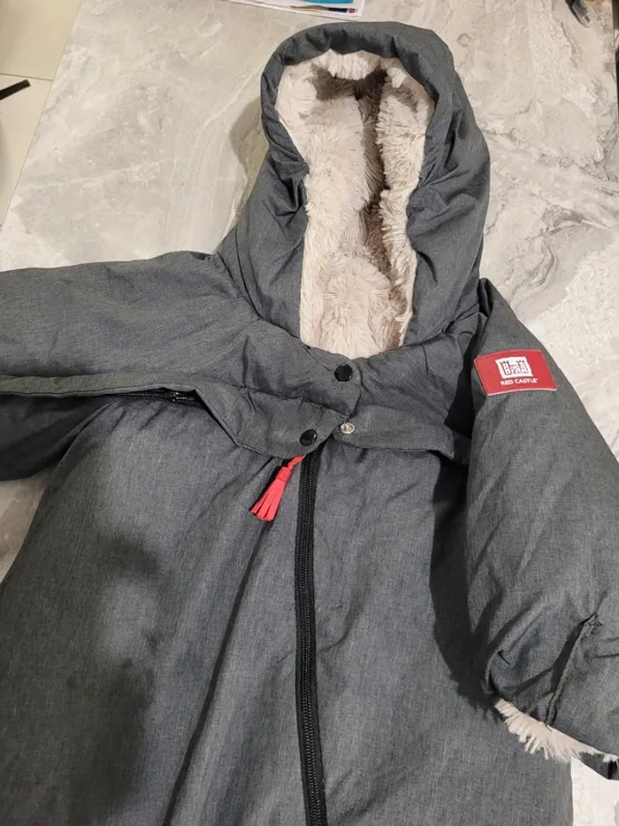 Combi T-zip Tendresse Gris Chiné 6-12 mois de Red Castle - photo numéro 11