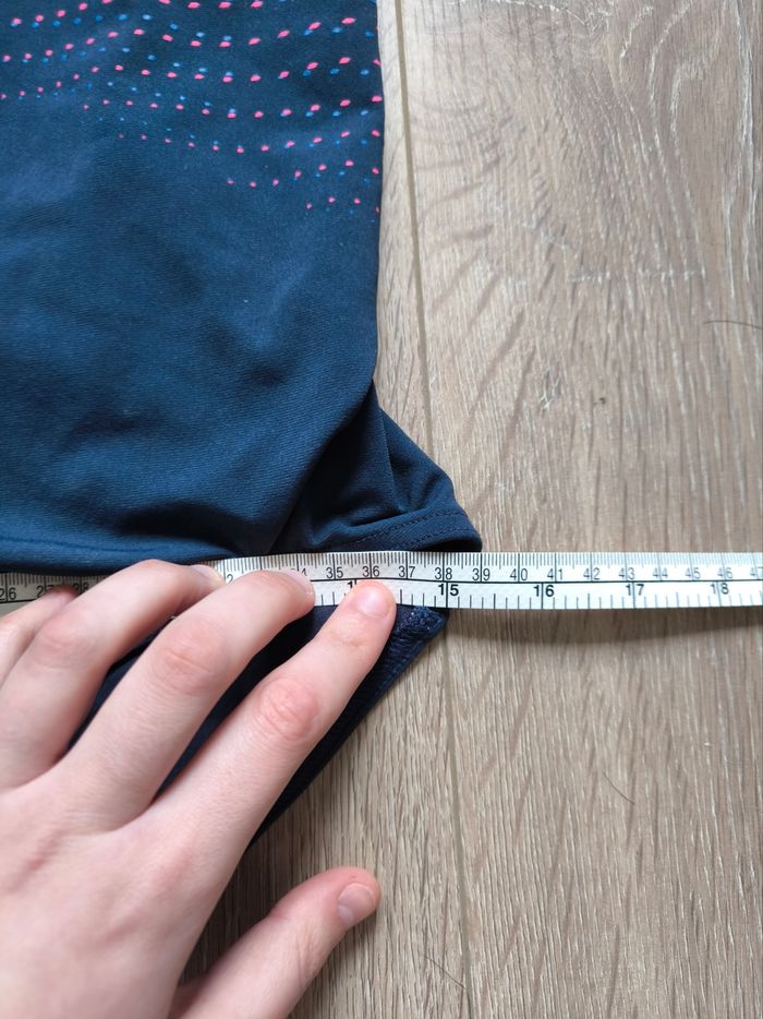 Maillot de bain femme 1 pièce natation piscine bleu et rose taille 38 40 - photo numéro 6