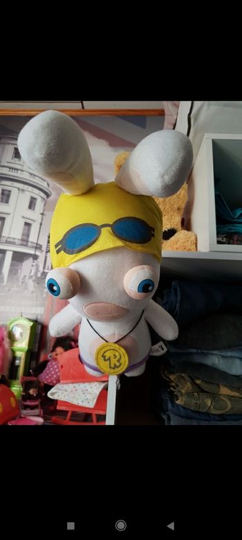 Peluche Lapin crétin