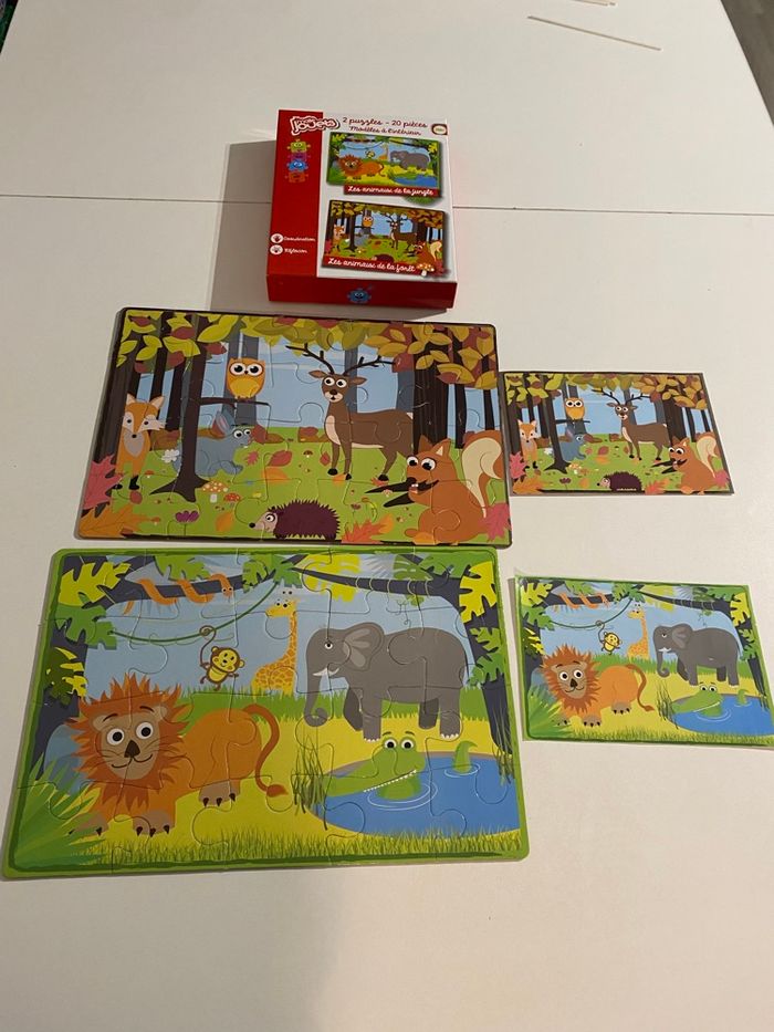 Deux Puzzles 20 pièces - photo numéro 3